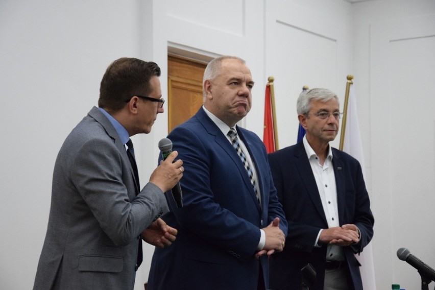 Jacek Sasin w Zamościu. Minister odpowiadał na pytania...