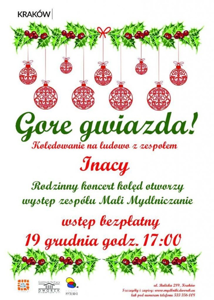 PONIEDZIAŁEK, 19 GRUDNIA 2016, 17:00
Klub Kultury Mydlniki,...