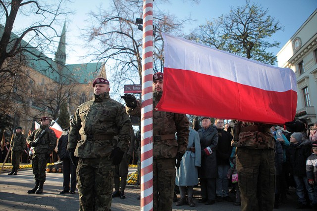 Ubiegłoroczne obchody 11 Listopada w Łodzi.