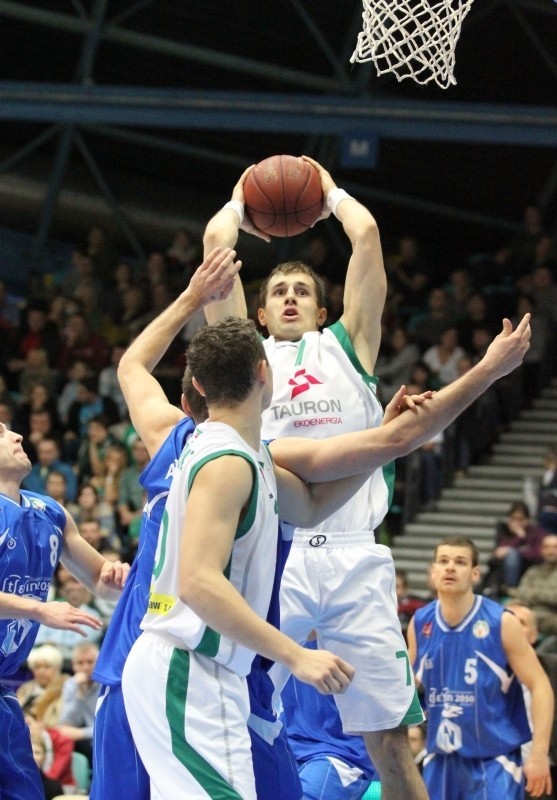 Koszykówka: Śląsk Wrocław - Radex Szczecin 77:57 (ZDJĘCIA)