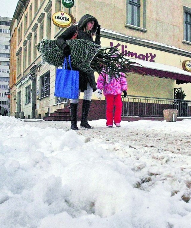 Zimowa aura nie sprzyja rodzinnym spacerom po ulicach