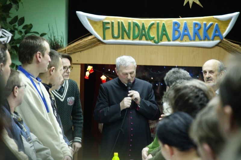 Wigilia dla bezdomnych w Fundacji Barka.