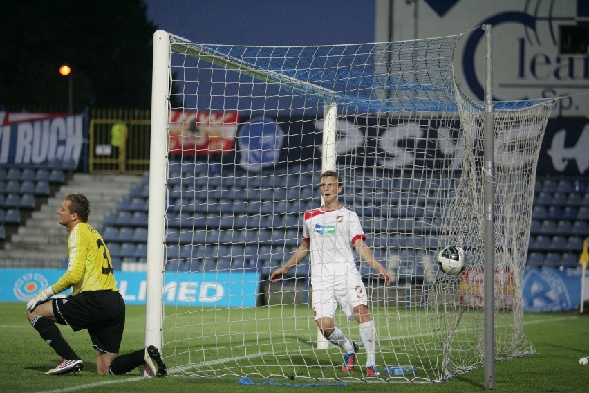 Ruch Chorzów - Victoria Pilzno 0:2. Zobacz, jak padła druga bramka [ZDJĘCIA]