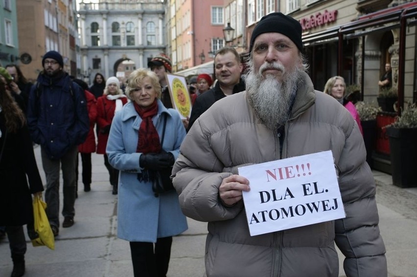 Gdańsk: Protest przeciwko budowie elektrowni atomowych w Polsce (ZDJĘCIA)