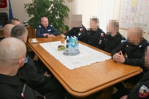 Dziś z policjantami spotkał się nadinsp. Igor Parfieniuk, Lubelski Komendant Wojewódzki Policji