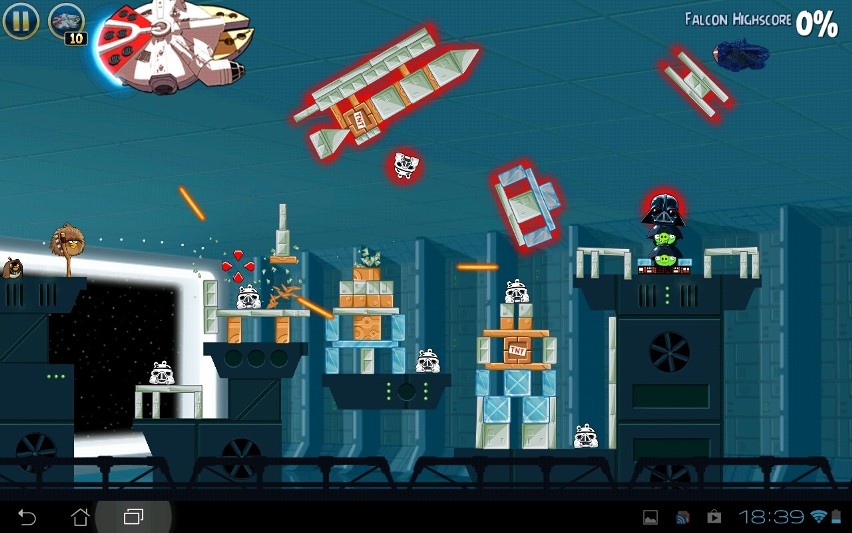 Kadr z gry "Angry Birds: Star Wars"