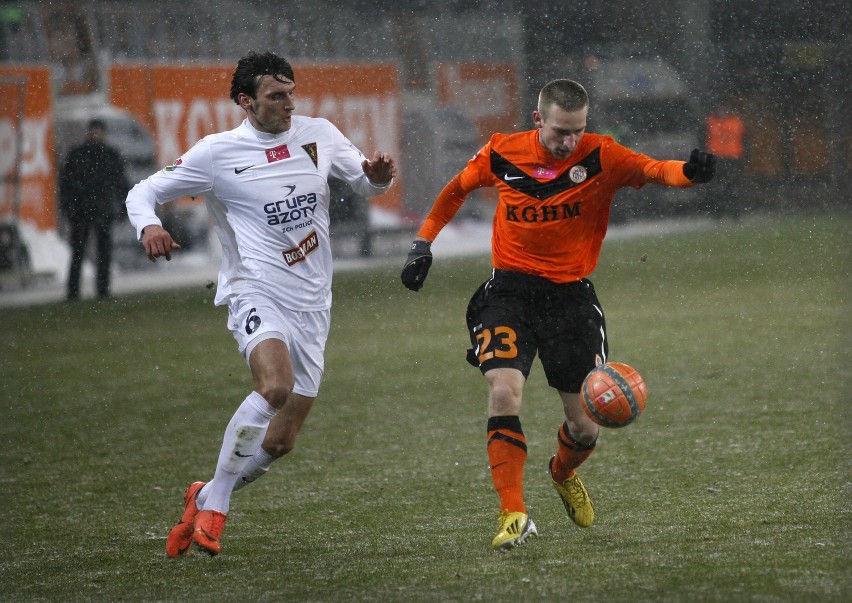 Piłka nożna: KGHM Zagłębie Lubin - Pogoń Szczecin 3:0