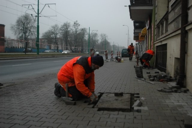 Remont chodnika przy ul. Grunwaldzkiej skończy się jeszcze w tym tygodniu