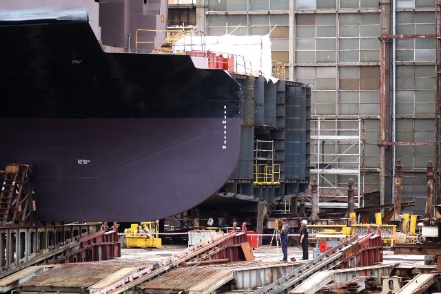 W gdańskiej  stoczni Remontowa Shipbuilding w  piątek zwodowano prom pasażersko-samochodowy