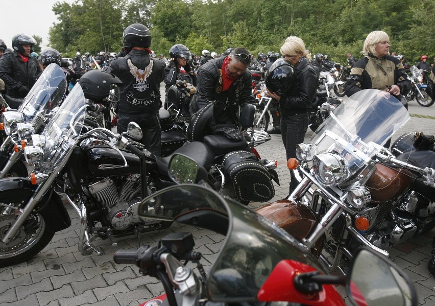 IV Zagłębiowski Zlot Motocyklowy na górze Dorotce [ZDJĘCIA]