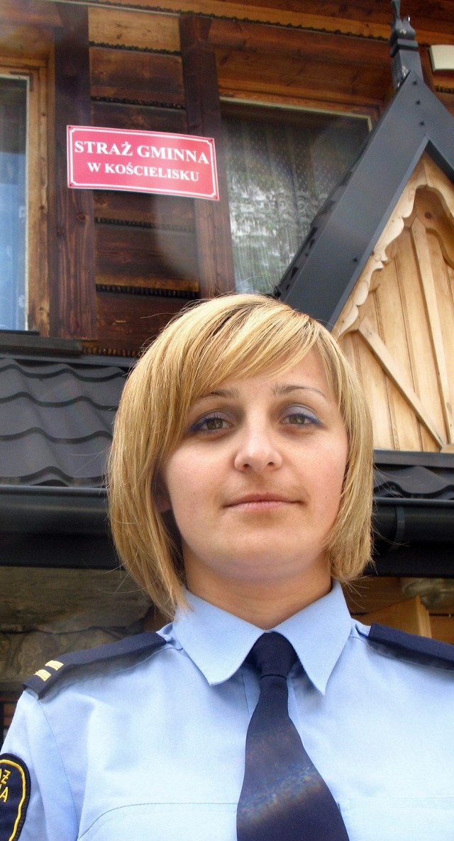 Strażnik Anna Garbulińska uważa, że służba działa dobrze