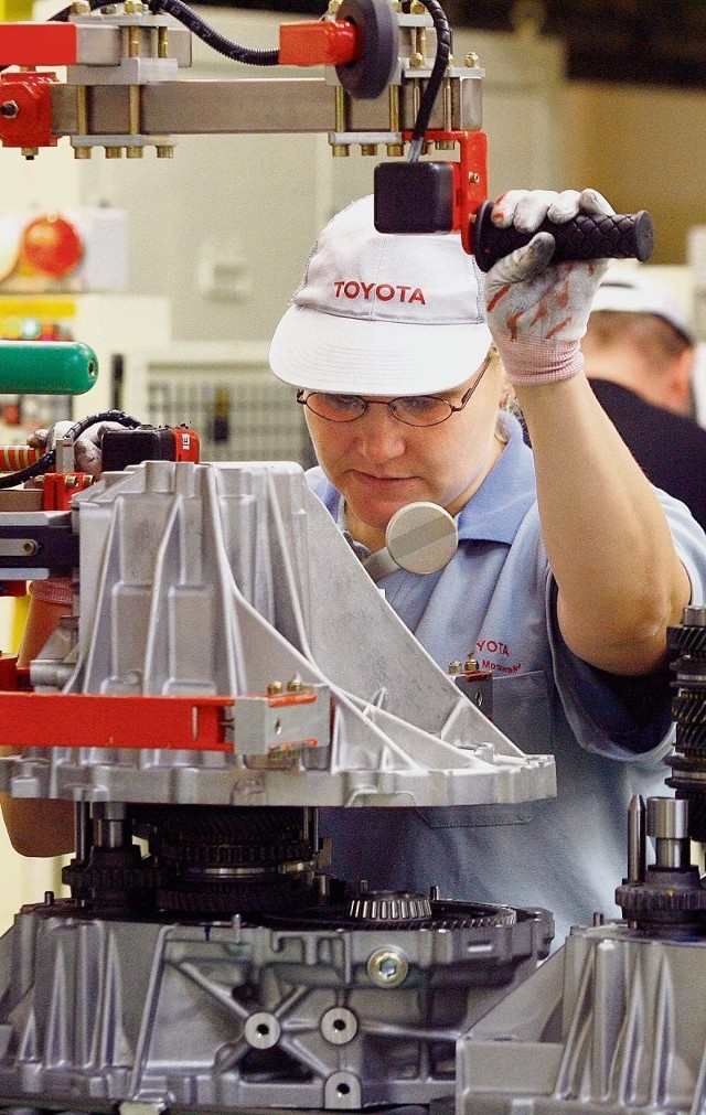 W wałbrzyskiej fabryce Toyoty MMP stali pracownicy pozostali na stanowiskach