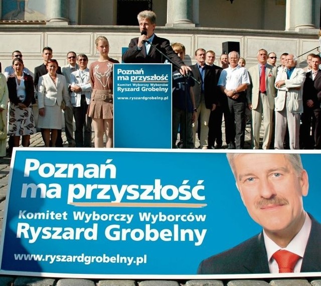 Ryszard Grobelny wstąpił do Platformy, żeby być jej kandydatem na prezydenta Poznania