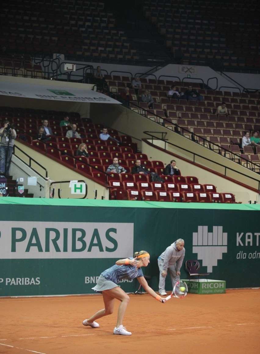 BNP Paribas Katowice Open: W Spodku Petra Kvitova wygrała z Misaki Doi [ZDJĘCIA]