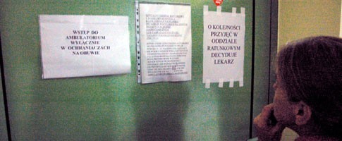 Ta kartka pozbawia cię złudzeń. Możesz czekać 8 godzin