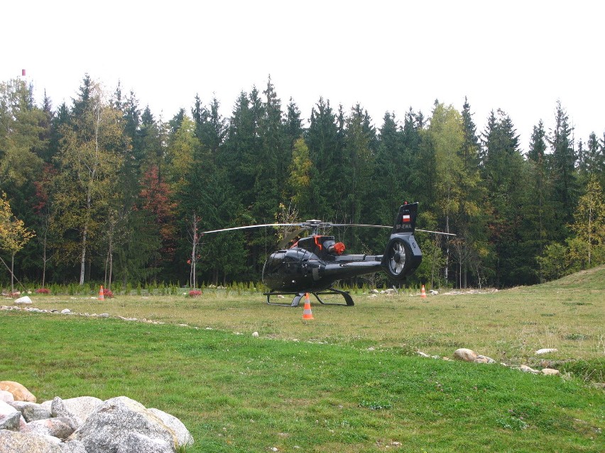 Zakopane:śmigłowce parkują pod hotelami jak taksówki [ZDJĘCIA]