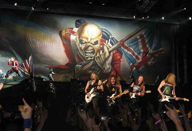 Iron Maiden w Paryżu (Bercy Arena) w 2008 r.