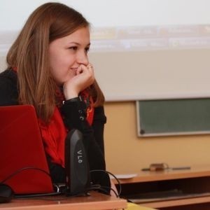 Aleksandra Iwańska z Fundacji Teatrikon