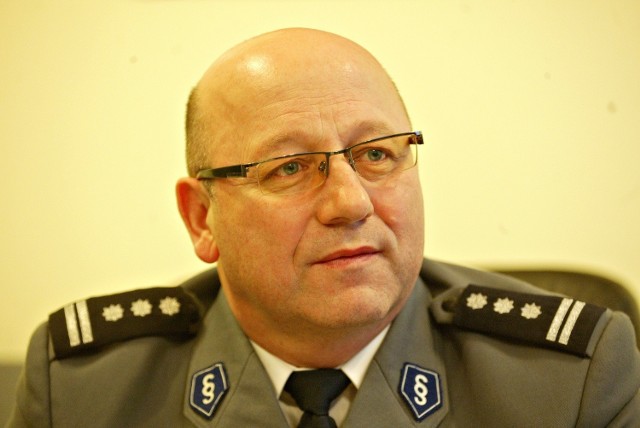 Komendant miejski policji we Wrocławiu Mirosław Potocki