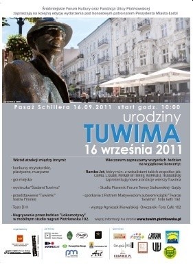 W piątek w Łodzi obchodzone są urodziny Juliana Tuwima.