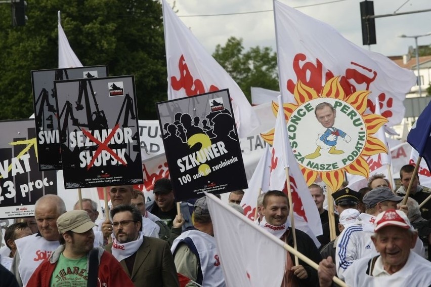 Gdańsk: Solidarność protestowała przeciwko podwyżkom (wideo)