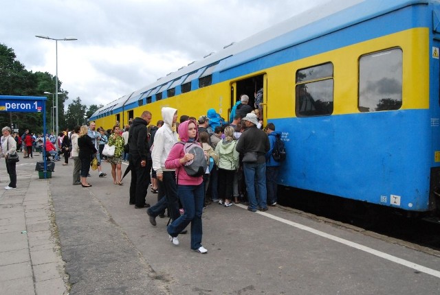 Pociąg jest bardzo popularnym środkiem transportu na półwysep