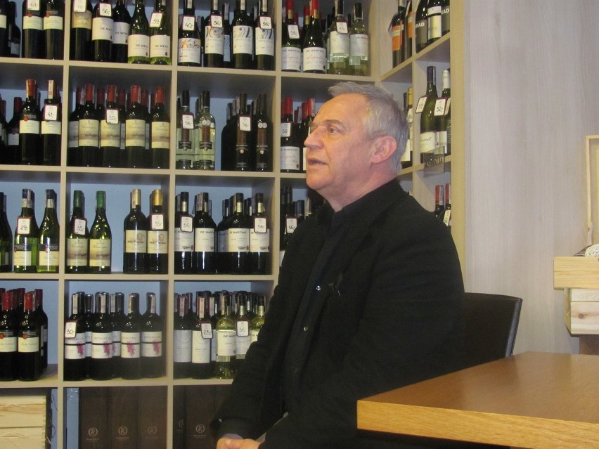 Marek Kondrat otworzył swój sklep z winami w Gliwicach [ZDJĘCIA]