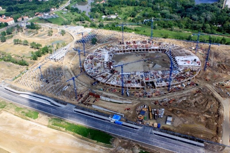 Budowa stadionu - 22 maja 2010