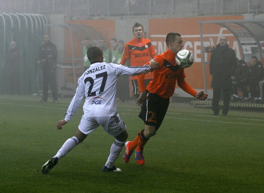 Piłka nożna: Zagłębie Lubin - GKS Bełchatów 1:0 (ZDJĘCIA)