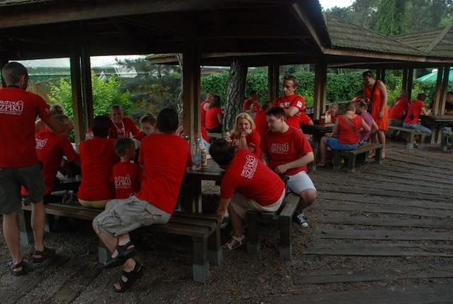 Piknik organizowany przez "Drużynę Szpiku"