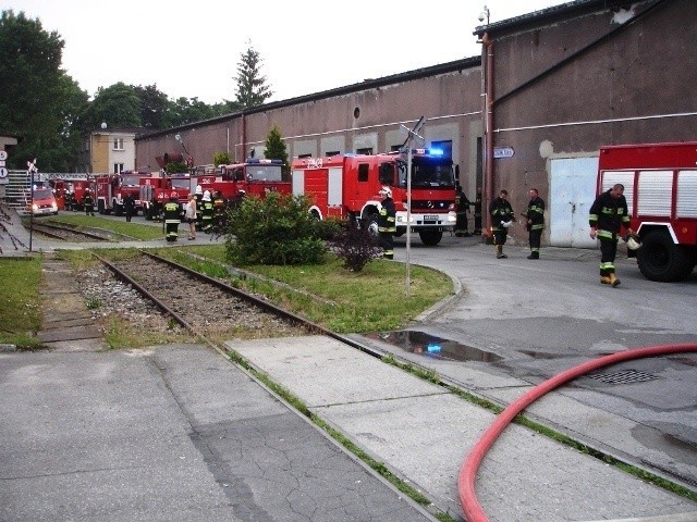Pożar w fabryce zapałek w Czechowicach-Dziedzicach