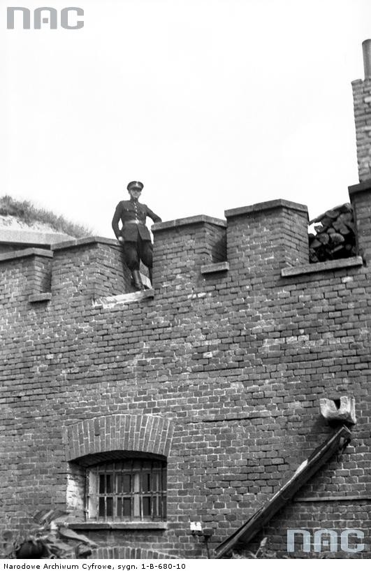 Więzienie przy ulicy Kamiennej w Krakowie, 1934 rok....