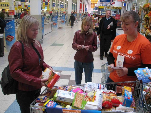 W rudzkim Tesco chętnych do dzielenia się nie brakowało