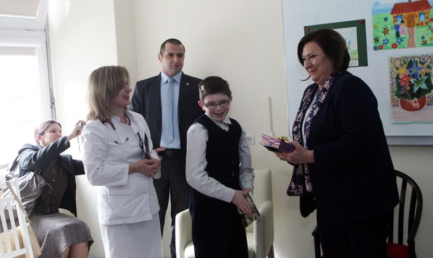 Anna Komorowska w Dziecięcym Szpitalu Klinicznym w Lublinie