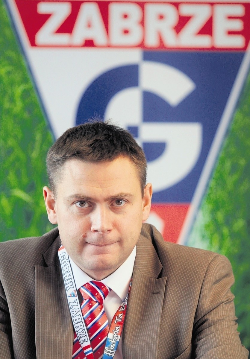 Łukasz Mazur, gdy został prezesem Górnika Zabrze,...