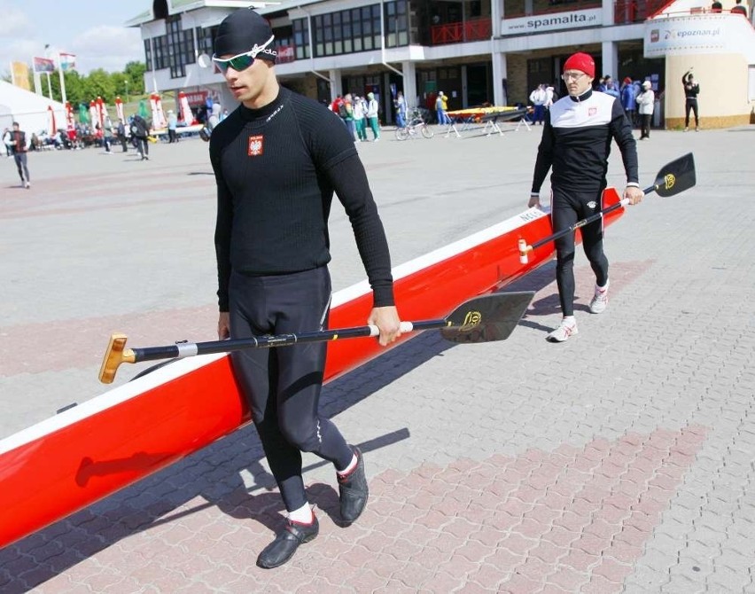 Tomasz Kaczor (Warta) i Marcin Grzybowski (Posnania) w...