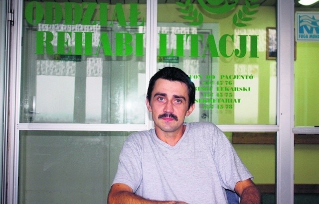 Mariusz Figiel na oddziale rehabilitacji szpitala przy al. Kraśnickiej spędził sześć tygodni