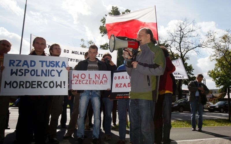 Poznań: Protest przeciw zatrzymaniu Zakajewa