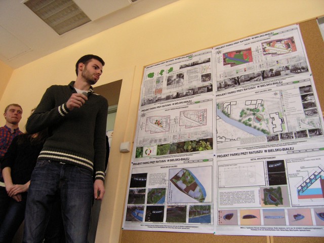 Studenci BWS swoje projekty zaprezentowali bielskim urzędnikom w sali uczelni