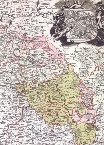 Mapa Śląska z 1712 r.