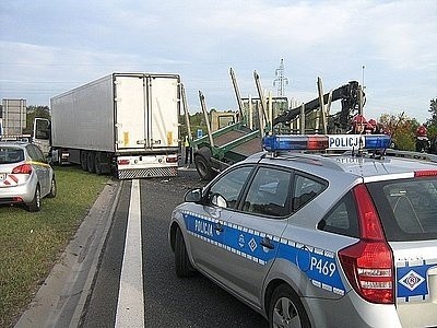 Wypadek na A4 w Mysłowicach. Zablokowana droga na Wrocław [ZDJĘCIA]