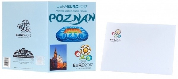 Kartka z logo EURO2012: Poznań