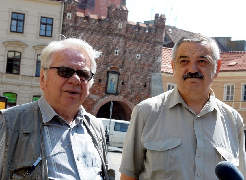 Od lewej: Janusz Stachowicz i Wojciech Grabarz
