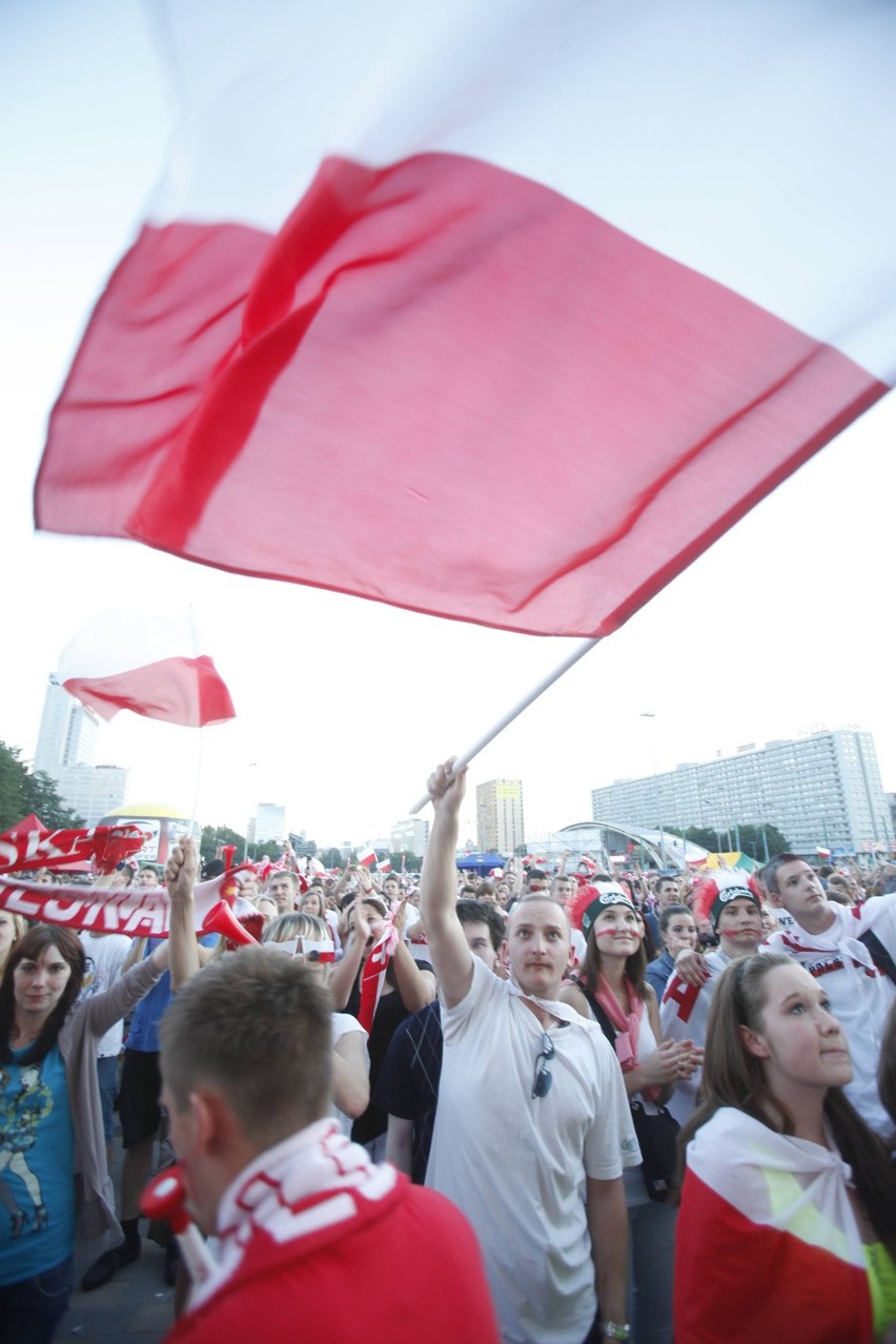 Polska - Czechy w strefie kibica w Katowicach [ZDJĘCIA i WIDEO]