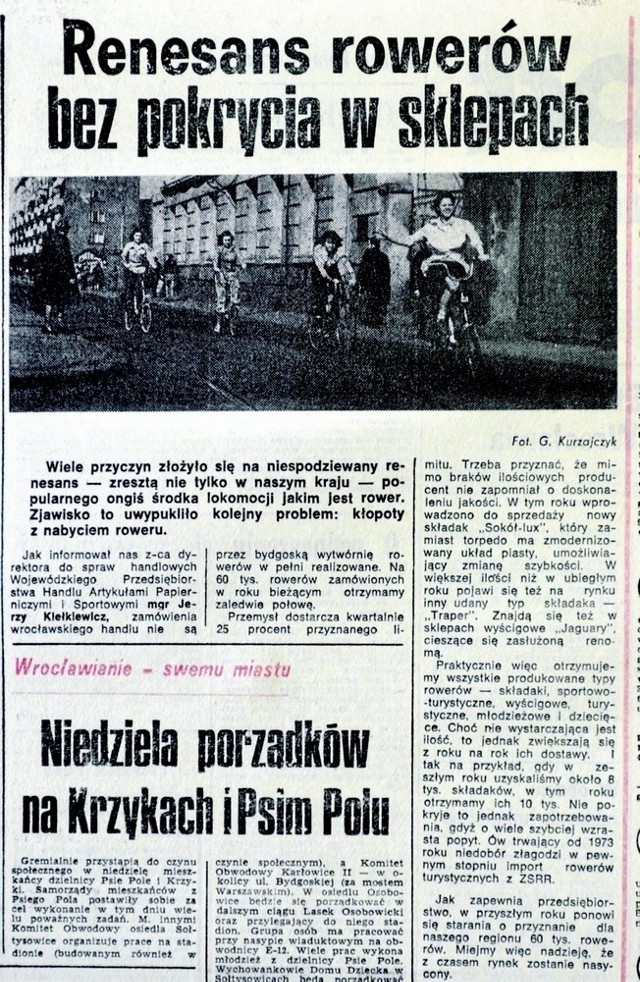 "Słowo Polskie" z kwietnia 1974 r.