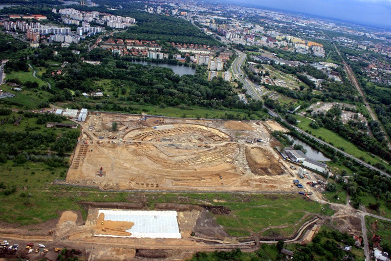 Budowa stadionu - 29 maja 2009 r.