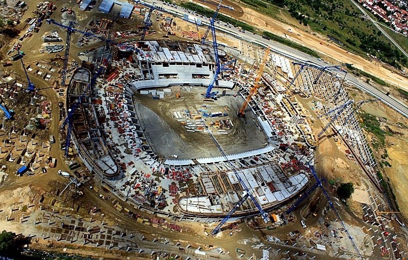 Fotoblog z budowy stadionu - 05.08.2010