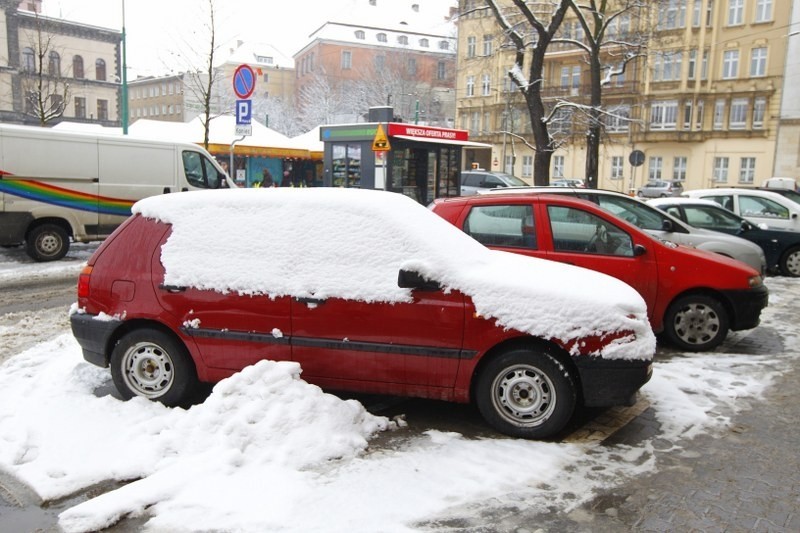 Atak zimy w Poznaniu.