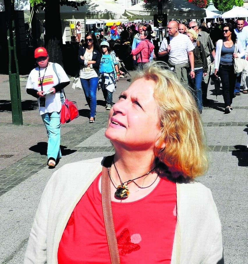 Rosvita Stern na ulicy Bohaterów Monte Cassino w Sopocie