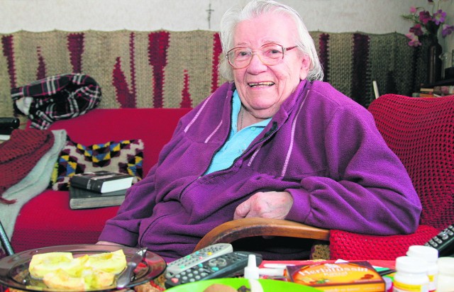 Anna Migdałek-Stroka ma 86 lat, jest samotną, nie w pełni sprawną osobą